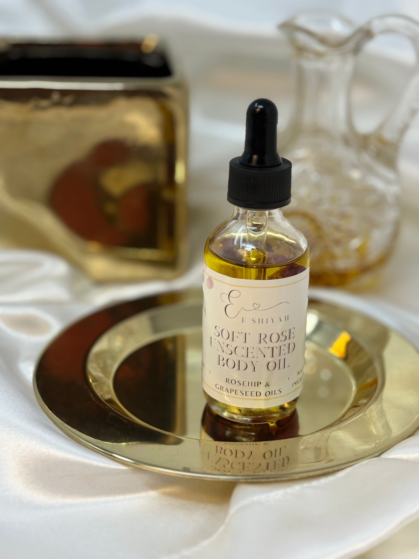 Soft Rose Body UNSCENTED Oil (2oz)