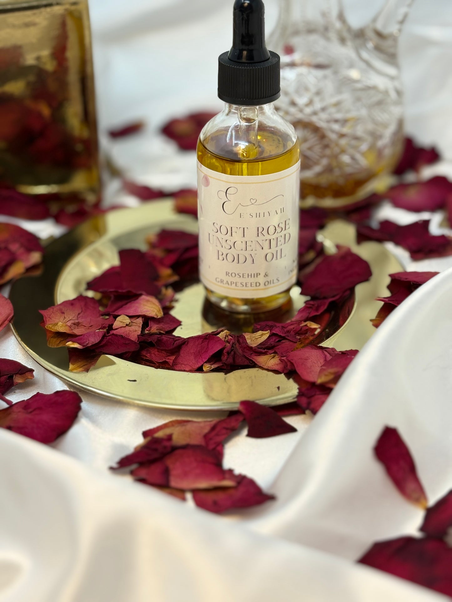 Soft Rose Body UNSCENTED Oil (2oz)