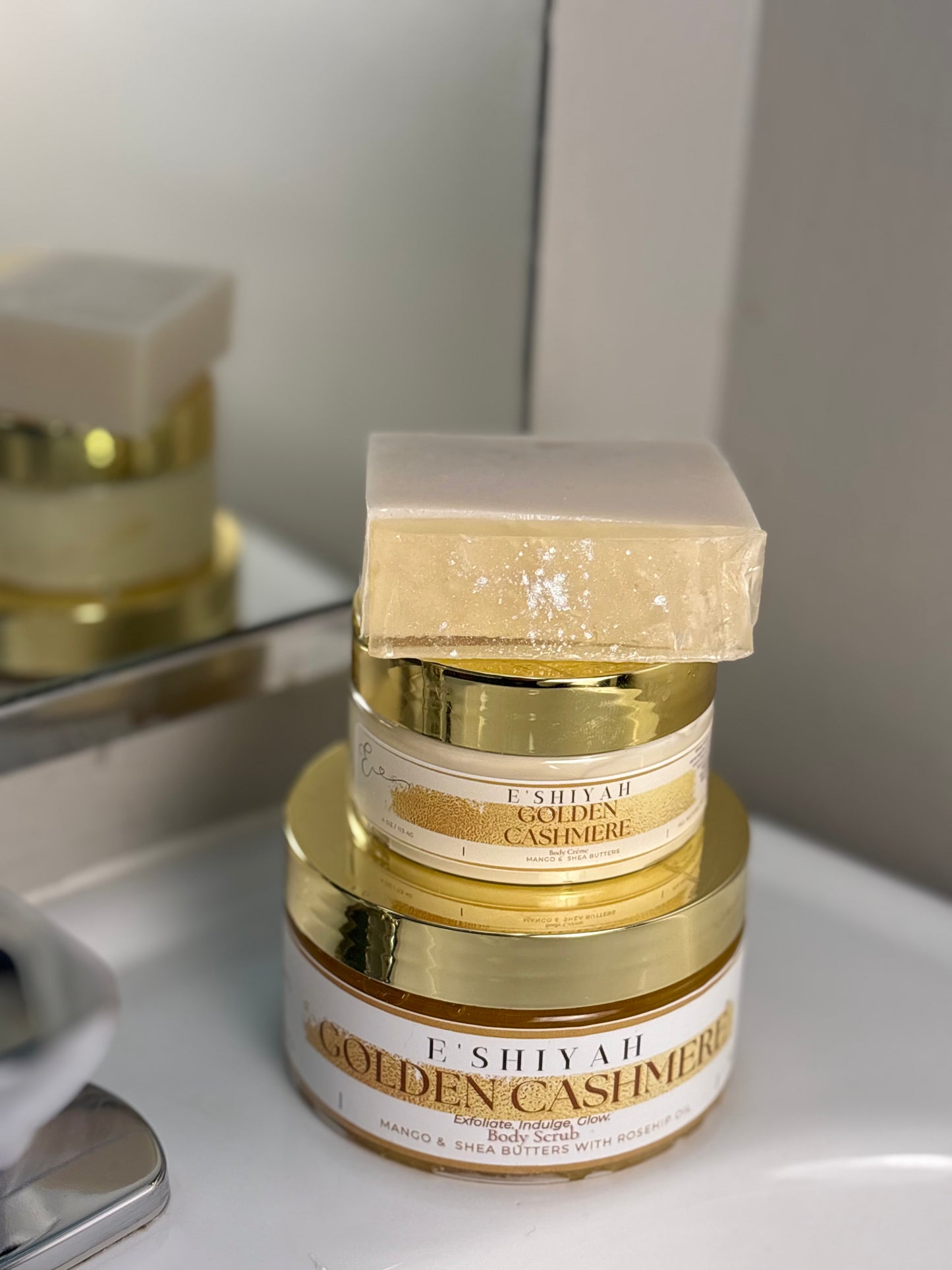 Golden Cashmere Luxe Trio