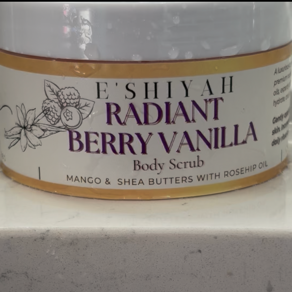 Radiant Berry Vanilla Body Scrub (10oz)