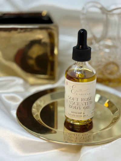 Soft Rose Body UNSCENTED Oil (2oz)