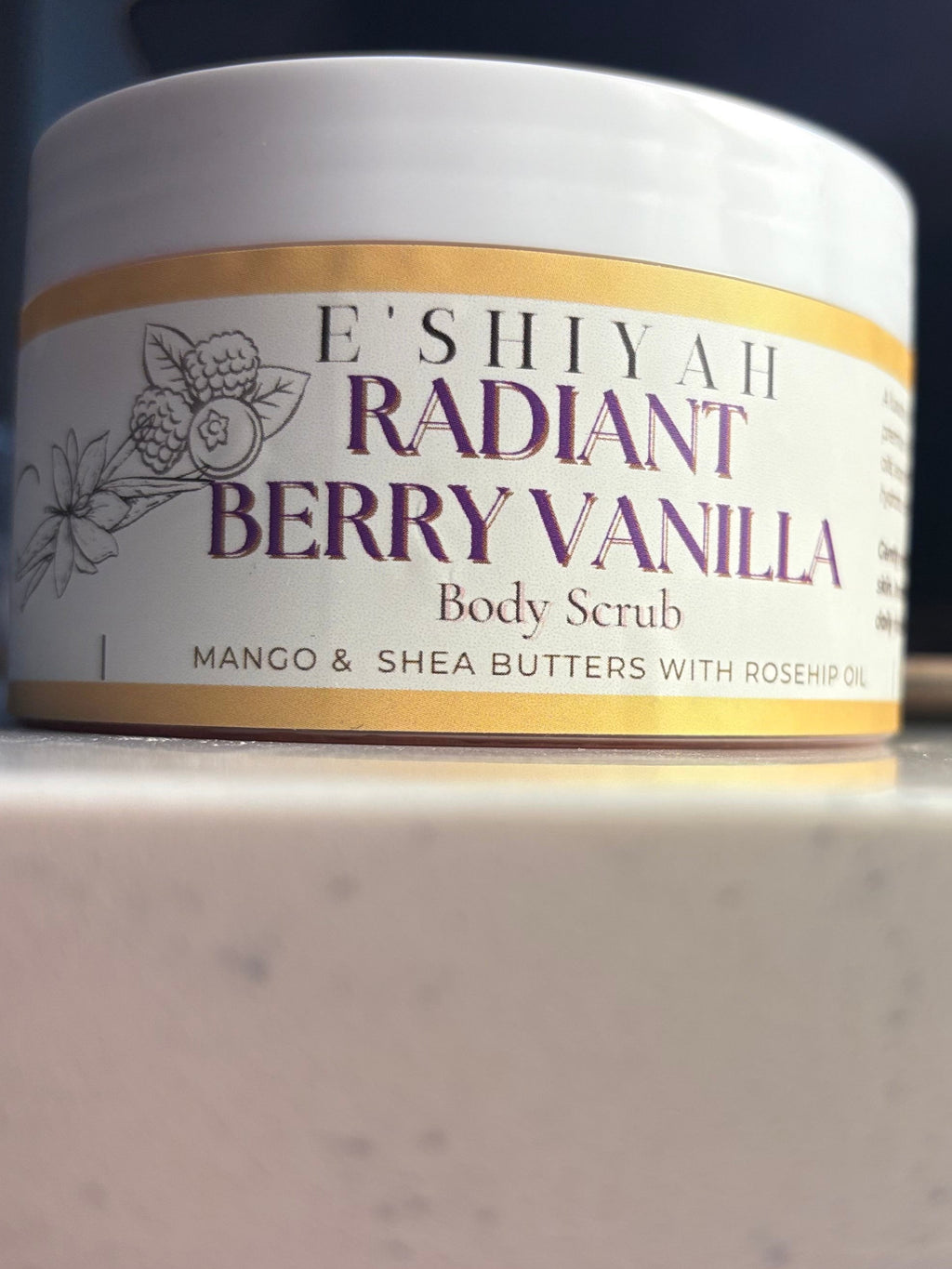 Radiant Berry Vanilla Body Scrub (10oz)